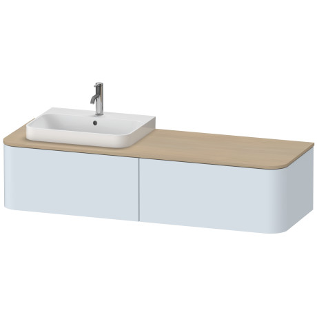 Duravit Happy D.2 Plus Waschtischunterbau links