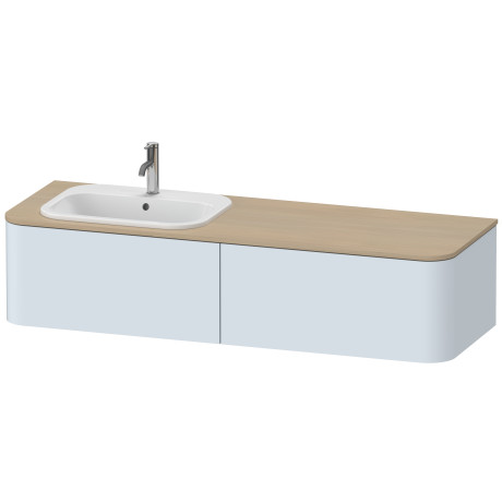 Duravit Happy D.2 Plus Unterbau für Einbauwaschtisch Lichtblau