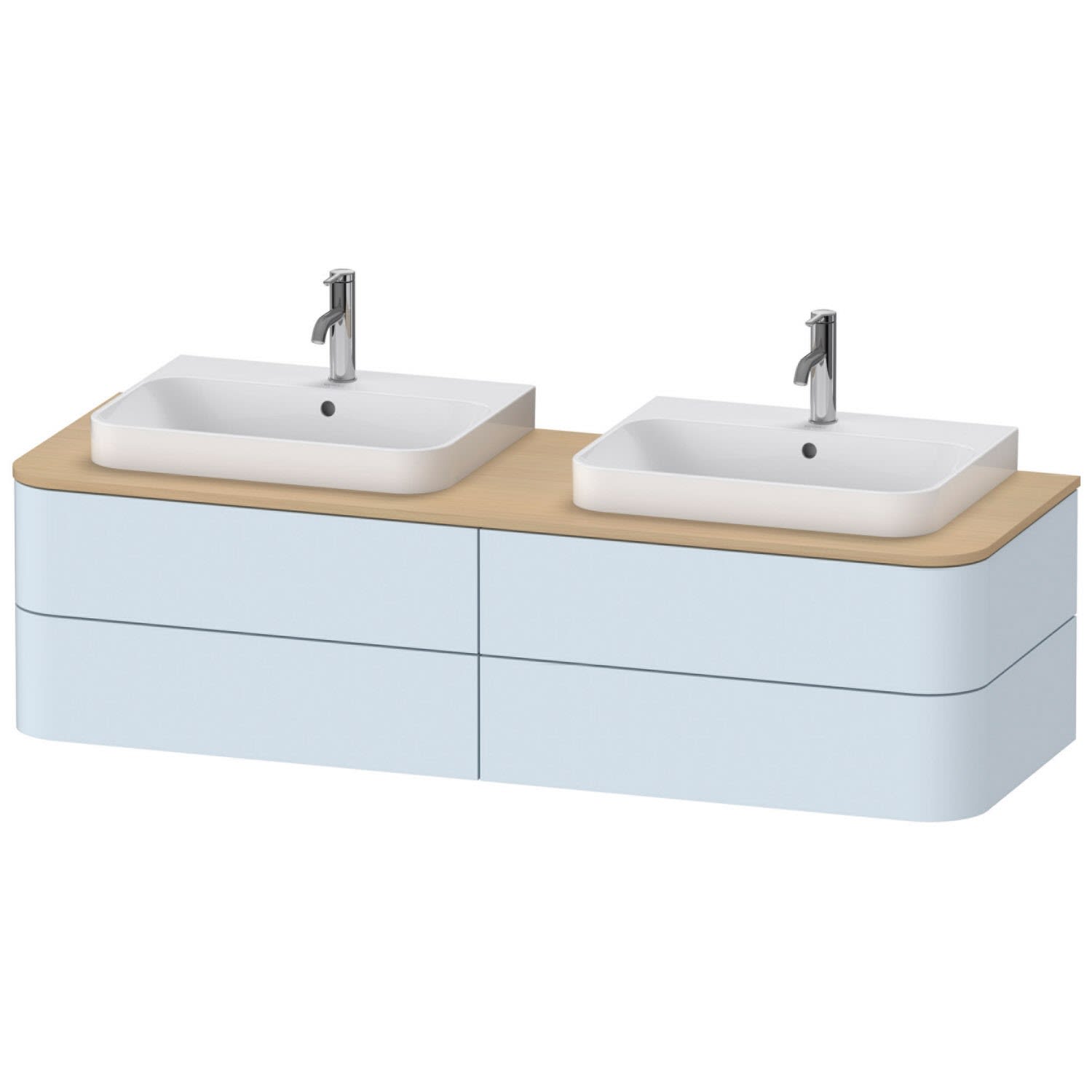 Duravit Happy D.2 Plus Waschtischunterbau Lichtblau