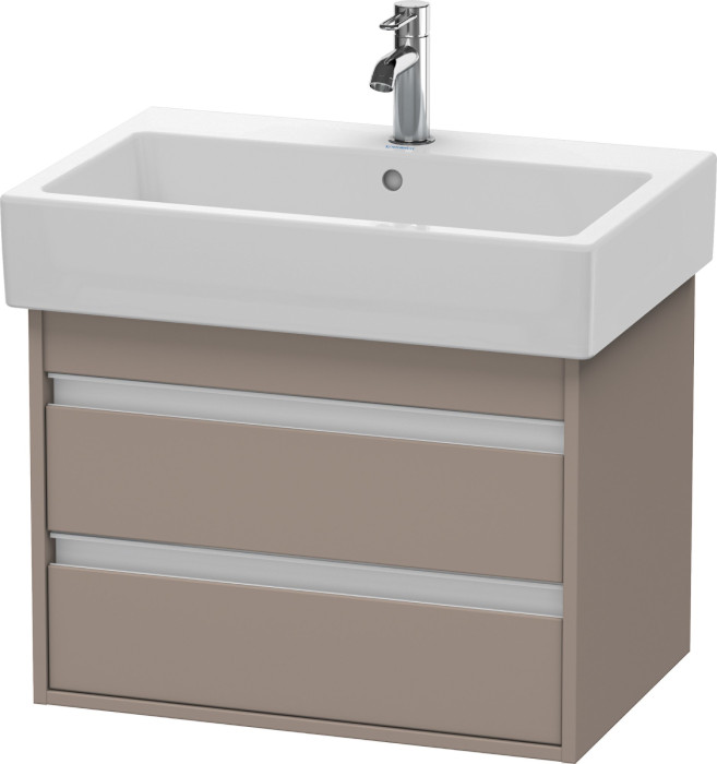 Duravit Ketho Waschtischunterbau 650x440 Basalt matt