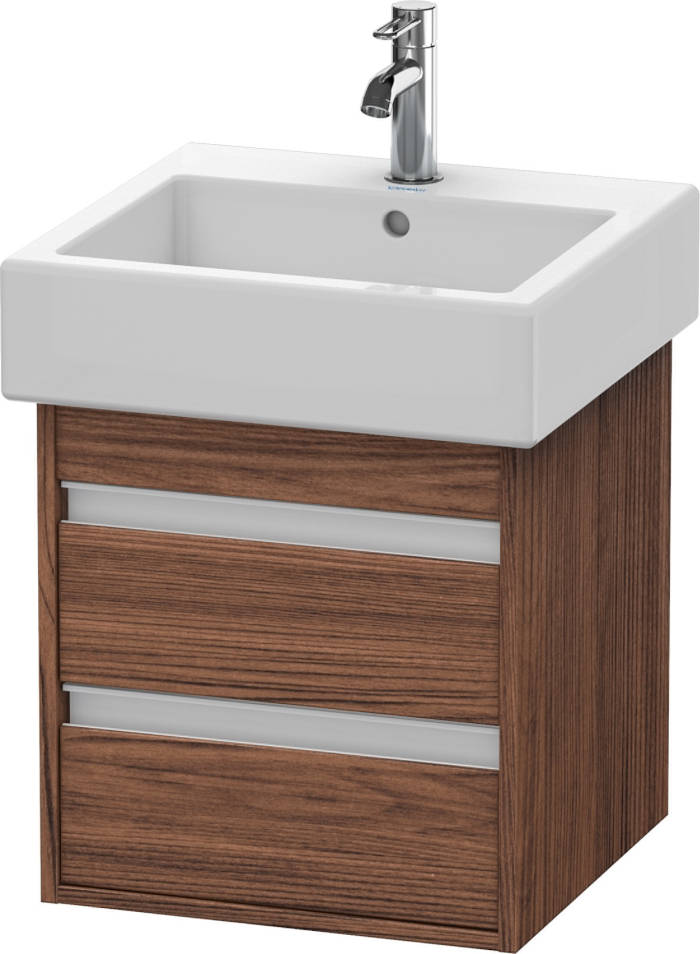 Duravit Ketho Waschtischunterbau 450x440 Nussbaum Dunkel