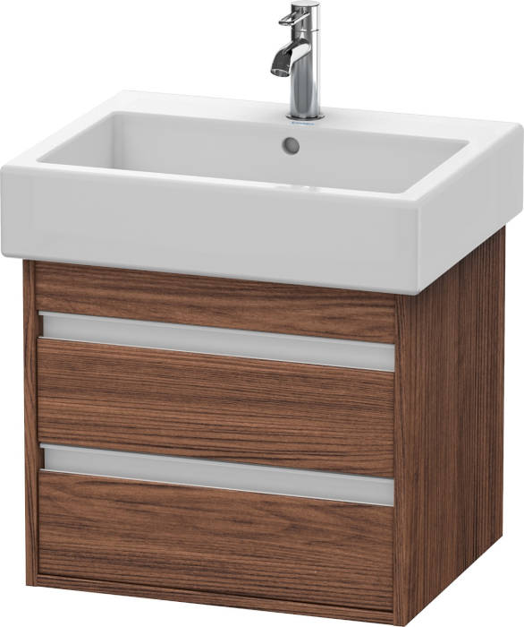 Duravit Ketho Waschtischunterbau 550x440 Nussbaum dunkel