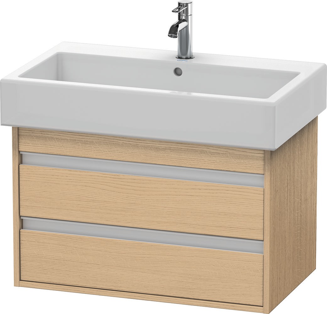 Duravit Ketho Waschtischunterbau 750x440 Eiche Natur