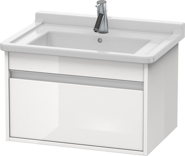 Duravit Ketho Waschtischunterbau 650x455 Weiss Hochglanz