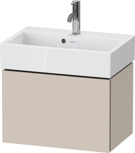 Duravit L-Cube Unterbau 584mm 1 Auszug Taupe matt