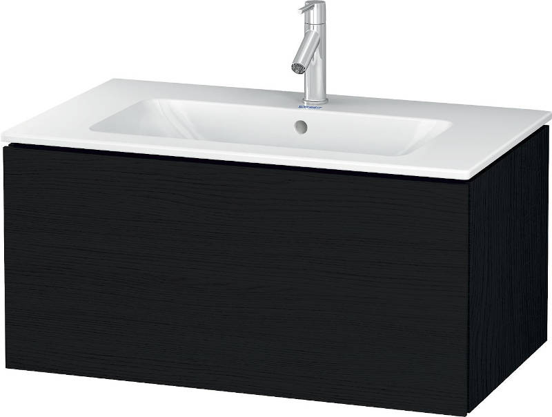 Duravit C-Cube Waschtischunterbau 820 mm Eiche schwarz