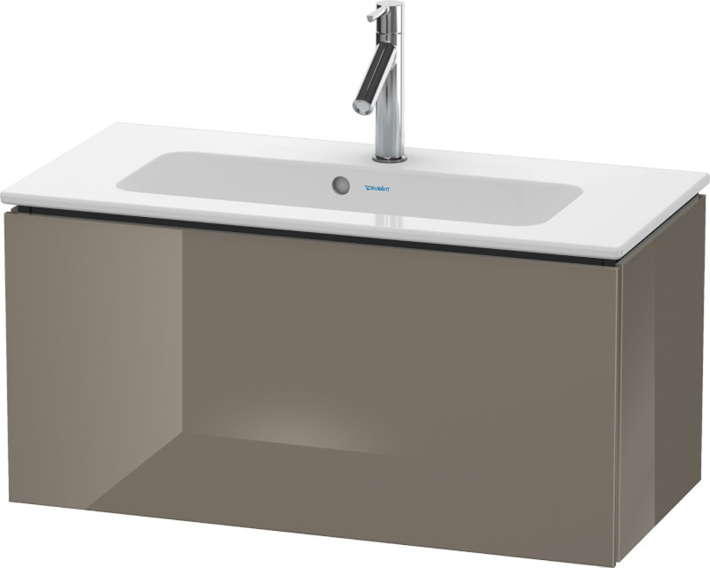 Duravit L-Cube Waschtischunterbau 820 mm 1 Auszug Flannel Grey Hochglanz