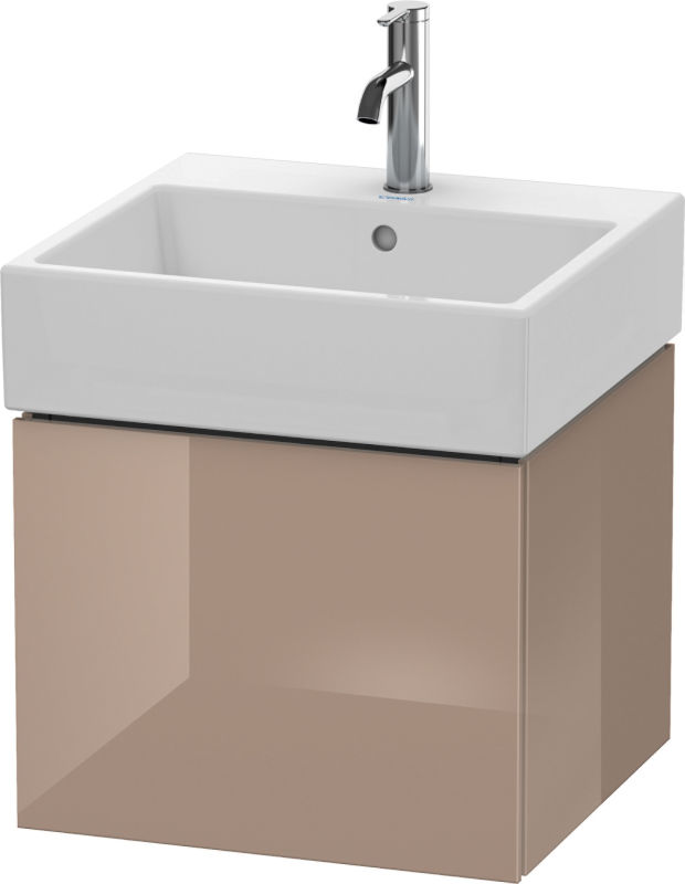 Duravit L-Cube Waschtischunterbau B: 484 mm 1 Auszug Cappuccino Hochglanz