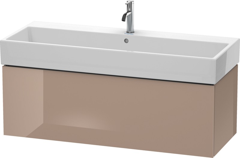 Duravit L-Cube Waschtischunterbau 1184mm 1 Auszug Cappuccino Hochglanz