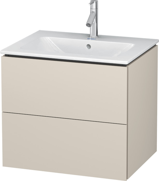 Duravit L-Cube Waschtischunterbau 620 mm 2 Auszüge Taupe matt