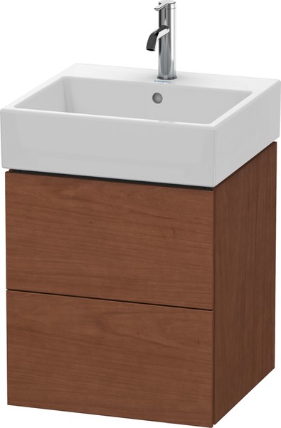 Duravit L-Cube Unterbau 2 Auszüge 484mm amerik. Nussbaum