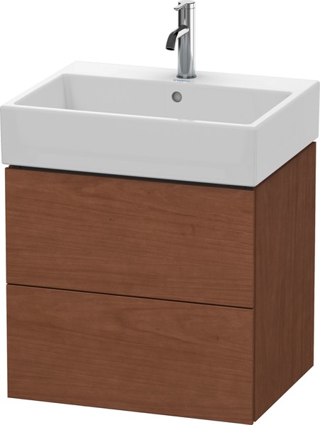 Duravit L-Cube Unterbau 2 Auszüge 548mm amerk. Nussbaum