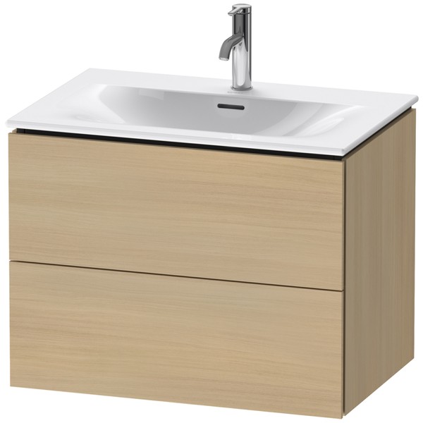 Duravit L-Cube Waschtischunterbau 720 mm 2 Auszüge Mediterrane Eiche