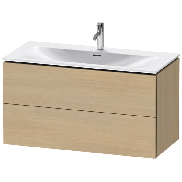 Duravit L-Cube Waschtischunterbau 1020mm 2 Auszüge Mediterrane Eiche