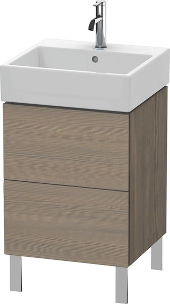 Duravit L-Cube Unterbau stehend 2 Auszüge 484mm Eiche Terra