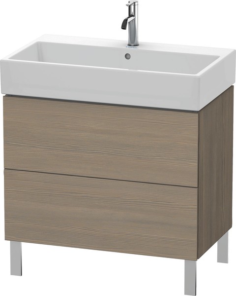 Duravit L-Cube Unterbau 784mm 2 Auszüge stehend Eiche Terra