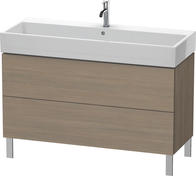 Duravit L-Cube Unterbau 1184mm 2 Auszüge Eiche Terra