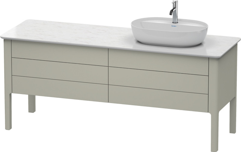 Duravit LUV Waschtischunterbau 1733 mm Taupe Seidenmatt