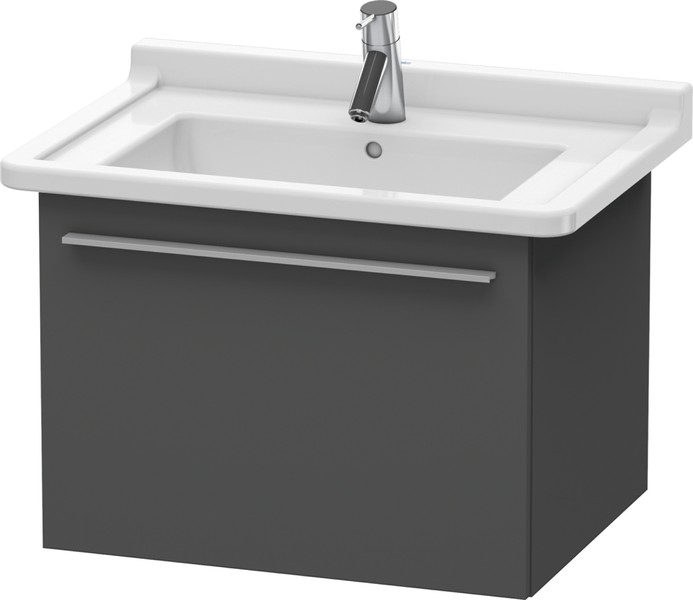 Duravit X-Large Unterbau 1 Auszug T: 468mm Graphit matt