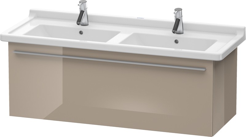 Duravit X-Large Unterbau 1200 mm Cappuccino Hochglanz