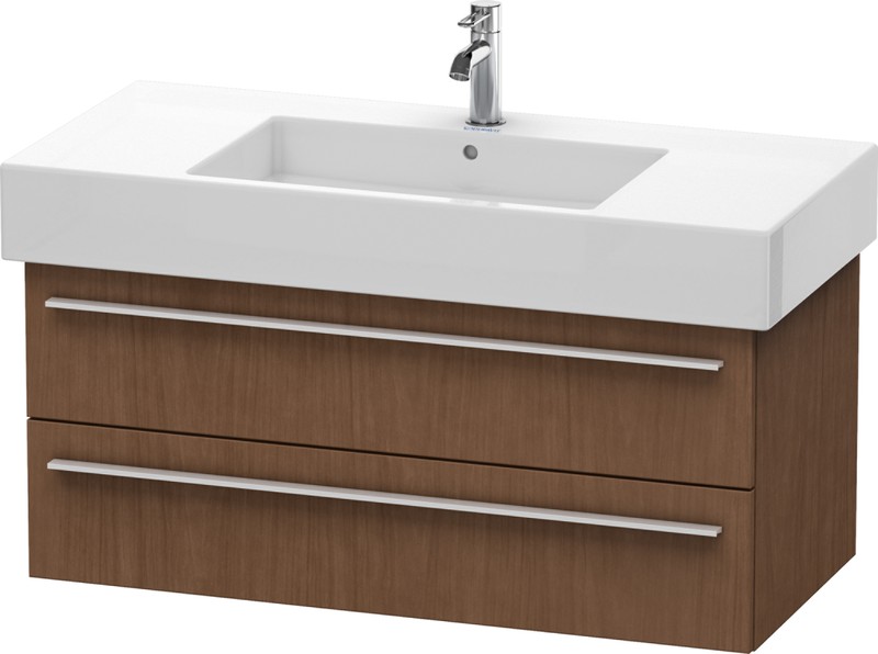 Duravit X-Large Unterbau Breite: 1000mm 2 Auszüge, amerikanischer Nussbaum