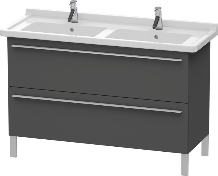 Duravit X-Large Unterbau 2 Auszüge 1200 mm Graphit matt