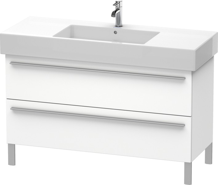 Duravit X-Large Unterbau 1200mm, 2 Auszüge, Weiss matt