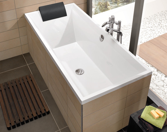 Villeroy & Boch Squaro Slim Line Duo Badewanne eckig